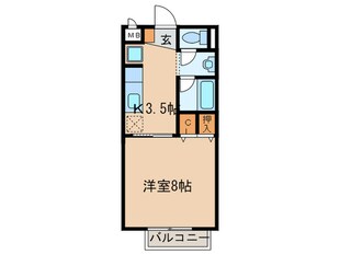 サープラスワン三ツ井の物件間取画像